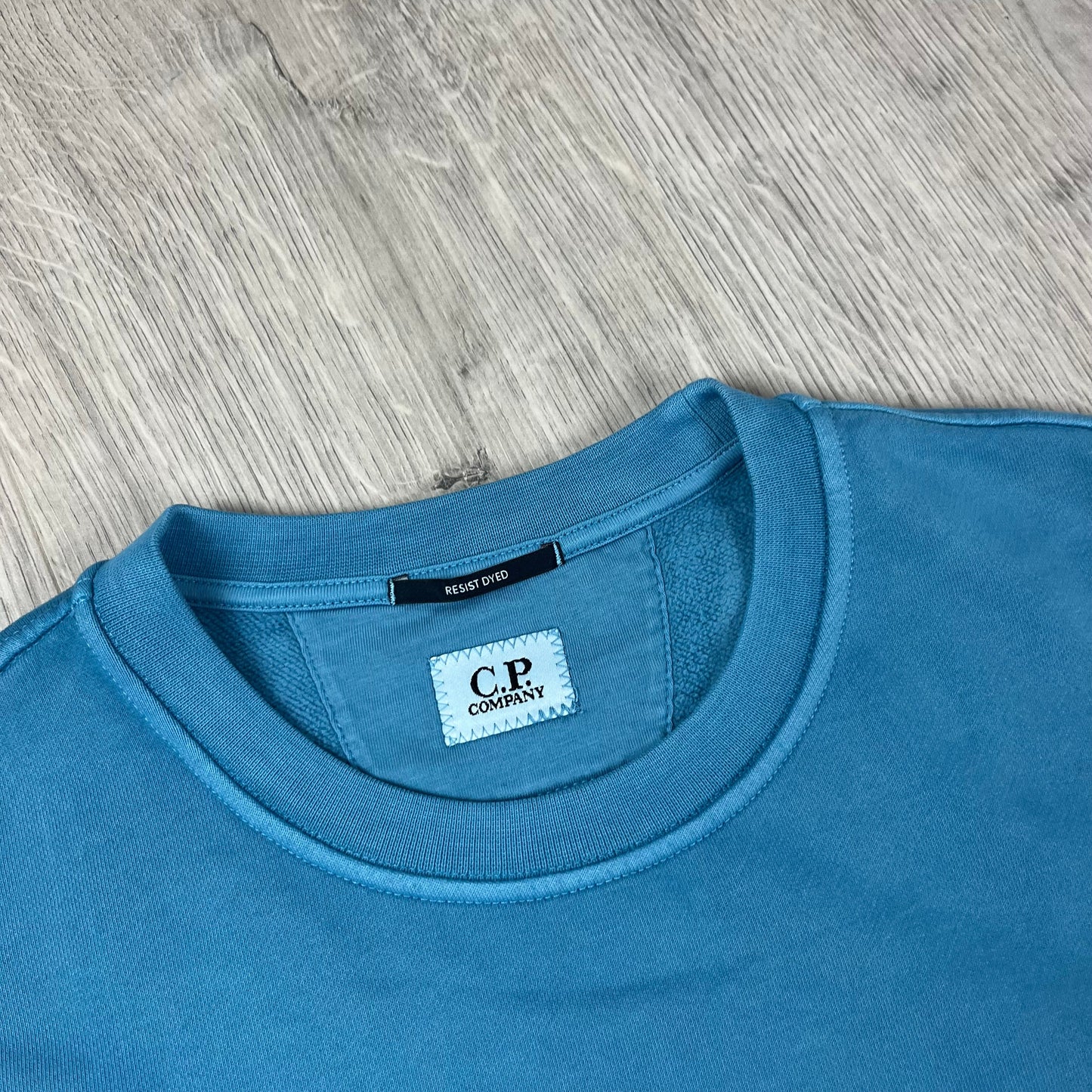 CP Company Patch Sweatshirt - Aegean Blue
