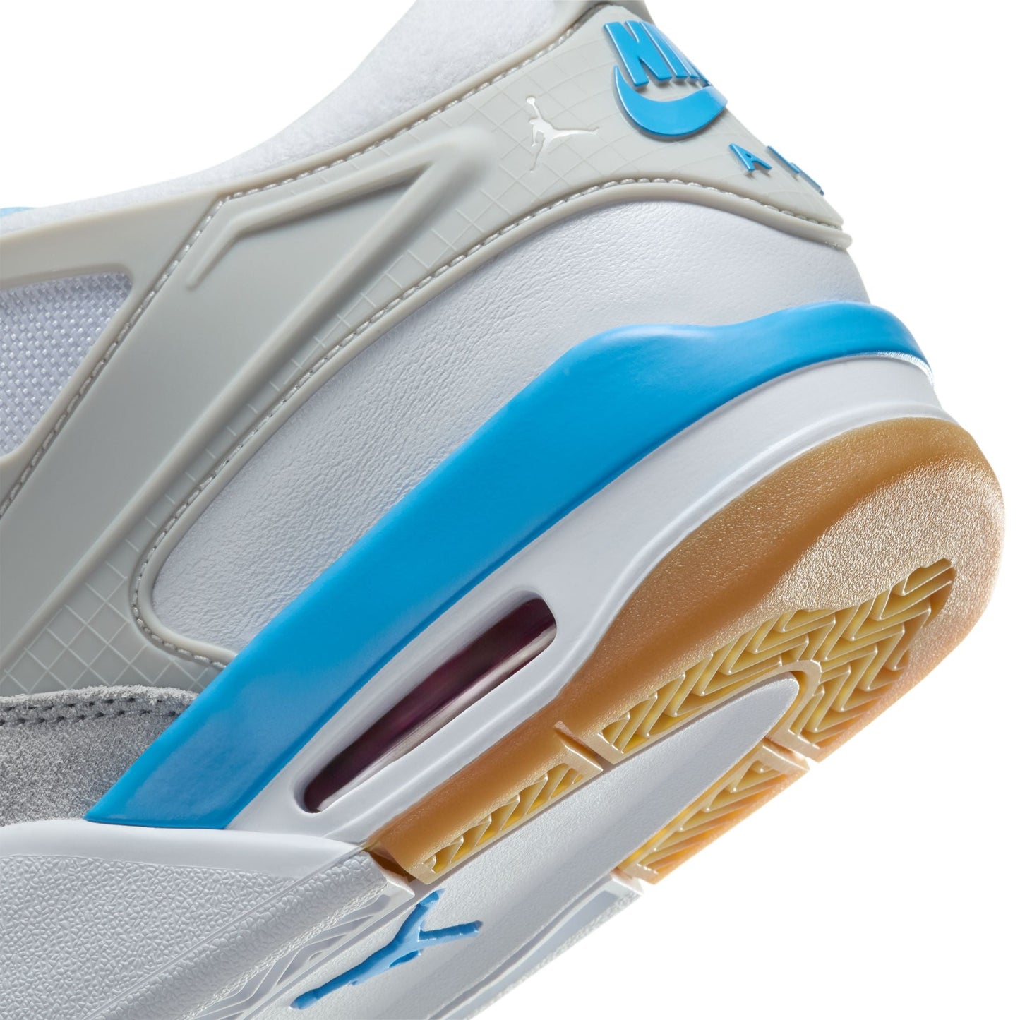 Air Jordan Big Kids 4 RM - White/Neutral Grey