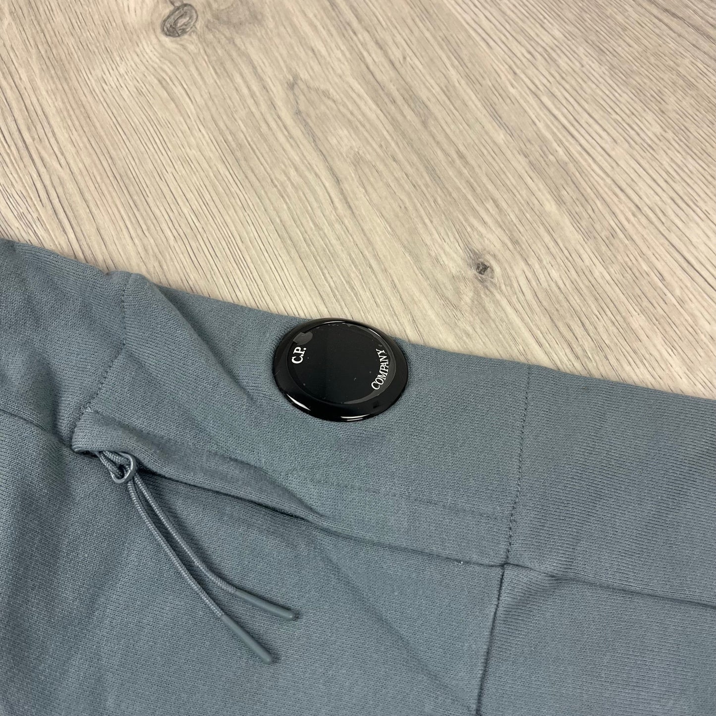 CP Company Raised Fleece Zip Hoodie - Stormy