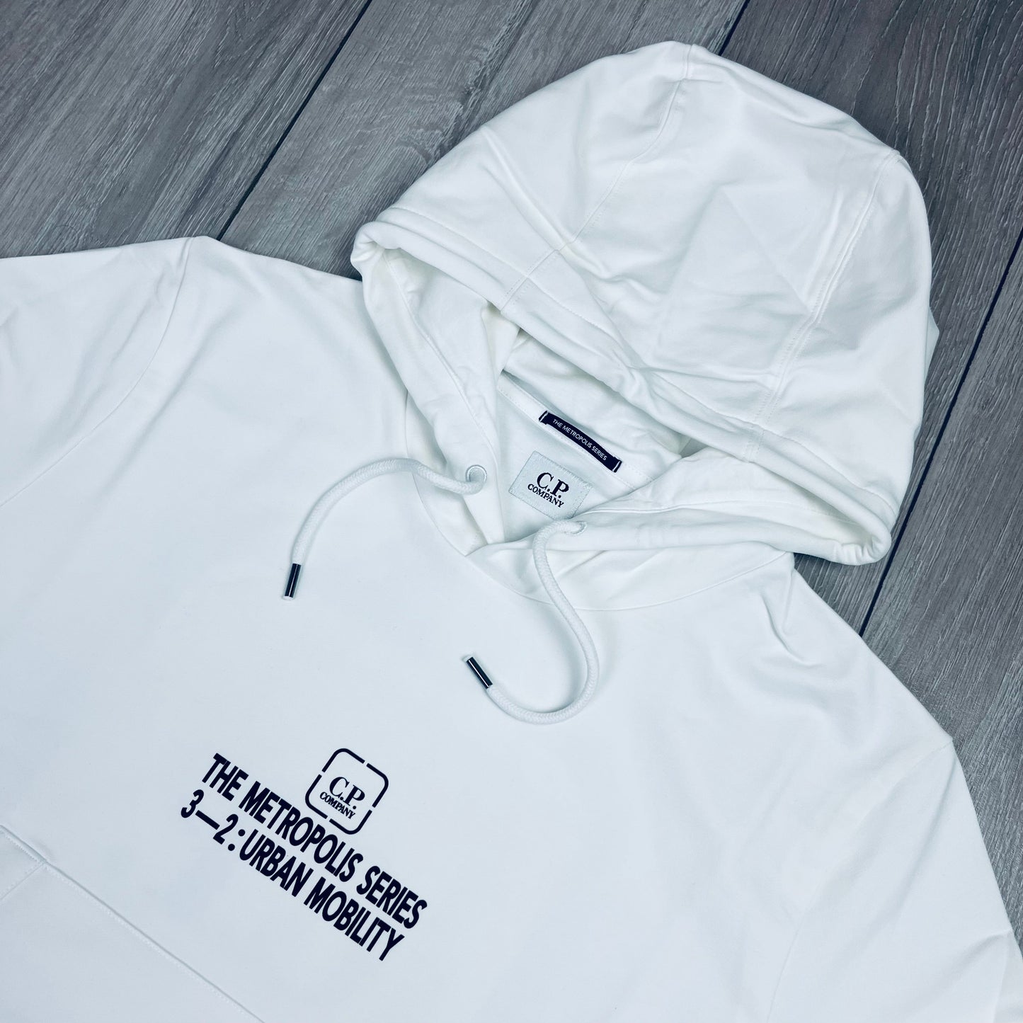 CP Company Metropolis Hoodie - White