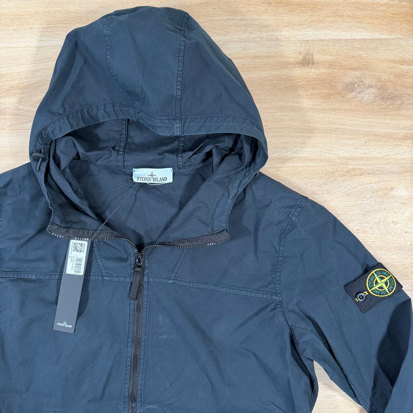 Stone Island Supima Cotton Twill Stretch-TC Jacket in Navy