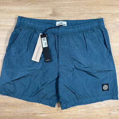 Stone Island Nylon Metal Swim Shorts in Steel Blue