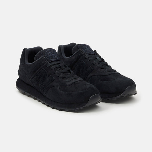 Stone Island x New Balance 574 Ghost Trainers in Navy