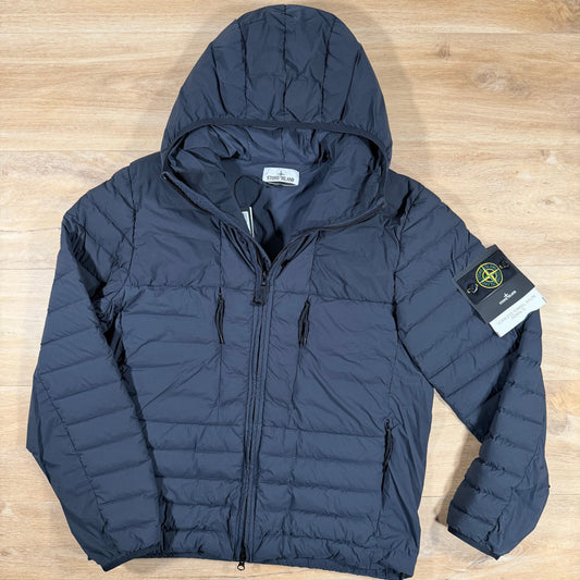 Stone Island Seamless Tunnel Nylon Down-TC Jacket in Navy
