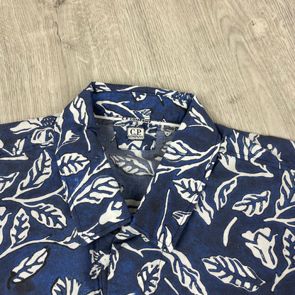 CP Company Floral Shirt - Blue