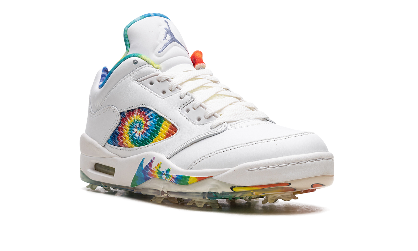 Air Jordan 5 Low Golf "Peace, Love, and Golf" CW4205 100
