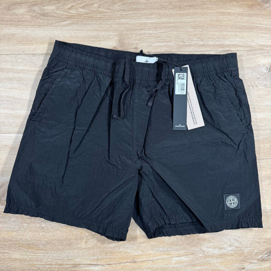 Stone Island Nylon Metal Swim Shorts in Black