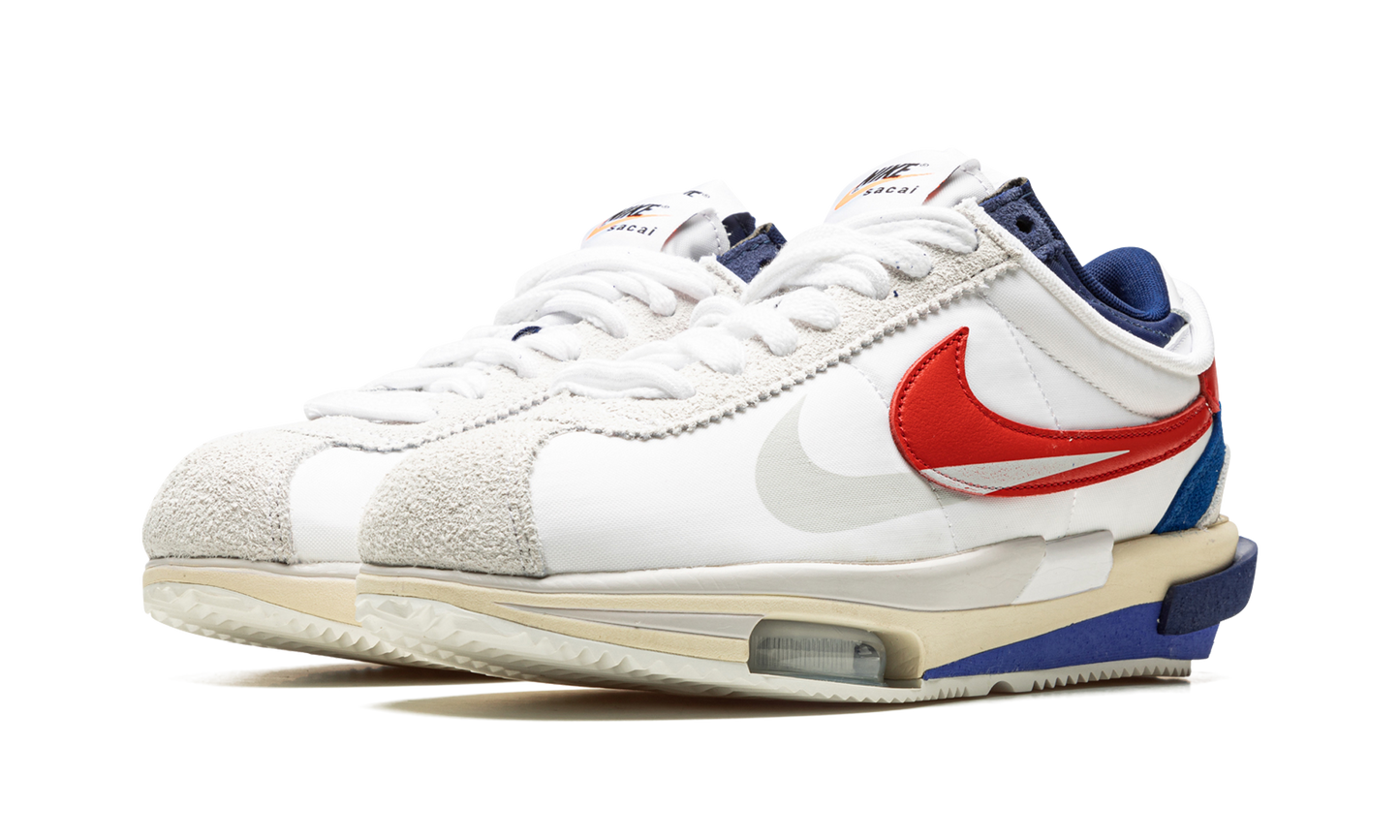 Cortez 4.0 "Sacai - White / Red / Blue" DQ0581 100