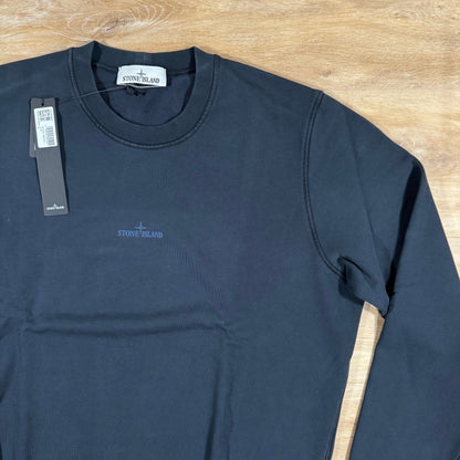 Stone Island Reverse Compass Logo Sweatshirt in Navy