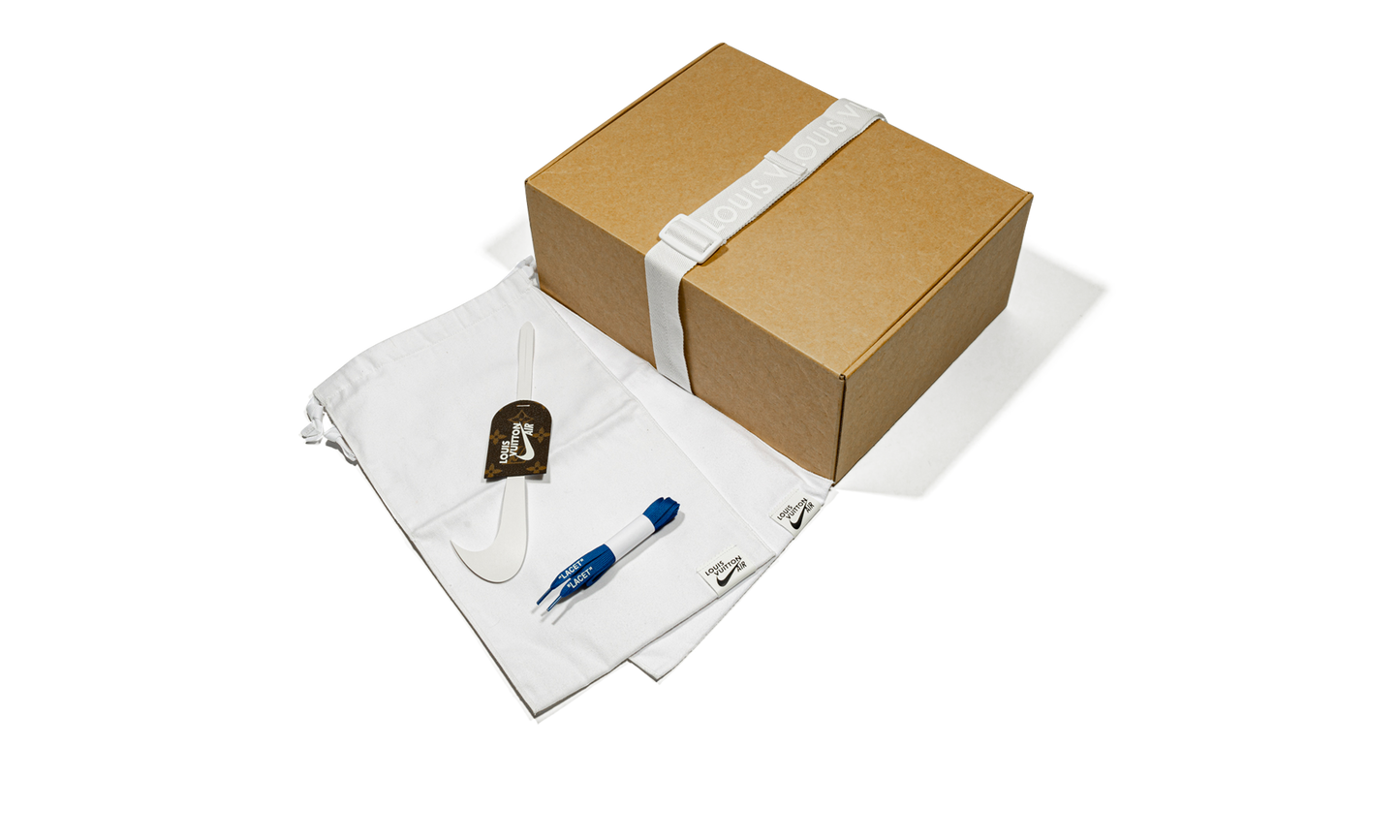 Louis Vuitton Air Force 1 Low "Virgil Abloh - White/Blue" 1A9VAO