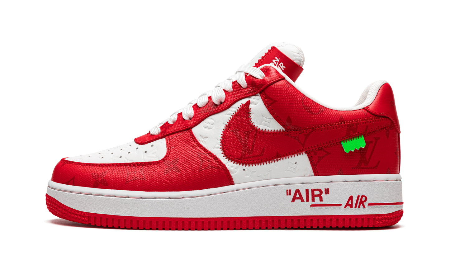 Louis Vuitton Air Force 1 Low "Virgil Abloh - White/Red" 1A9VA9