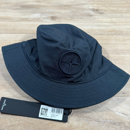 Stone Island Cotton Reps Bucket Hat in Navy