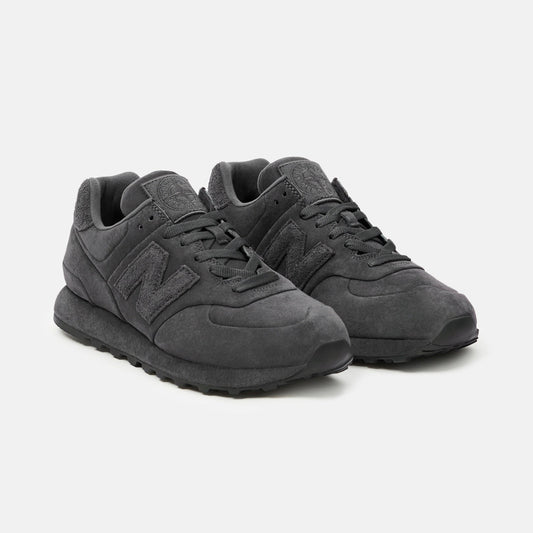 Stone Island x New Balance 574 Ghost Trainers in Dark Grey