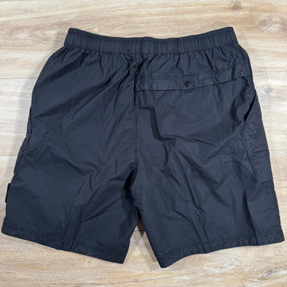 Stone Island Stretch Tela Bermuda Shorts in Black