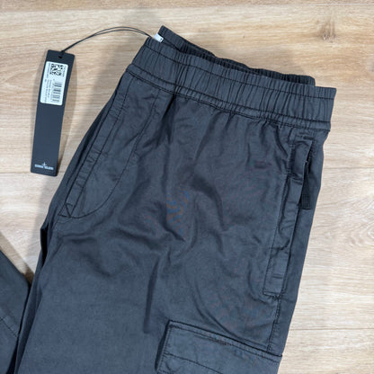 Stone Island Stretch Cargo Pants in Lead Grey