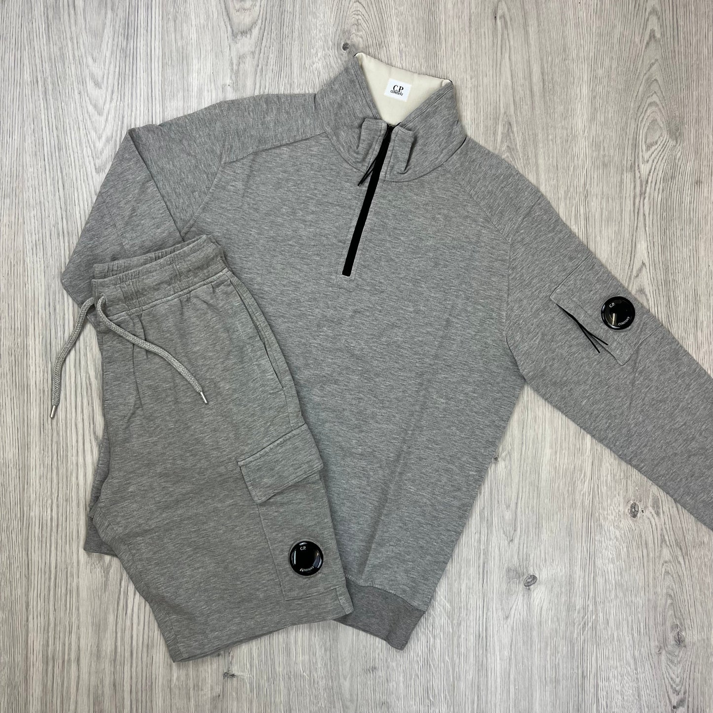 CP Company Light Fleece Tracksuit - Grey