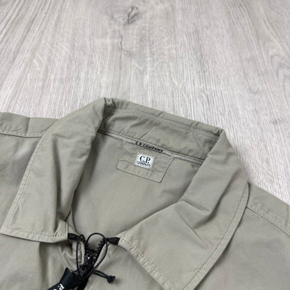 CP Company Zip Overshirt - Fallen Rock