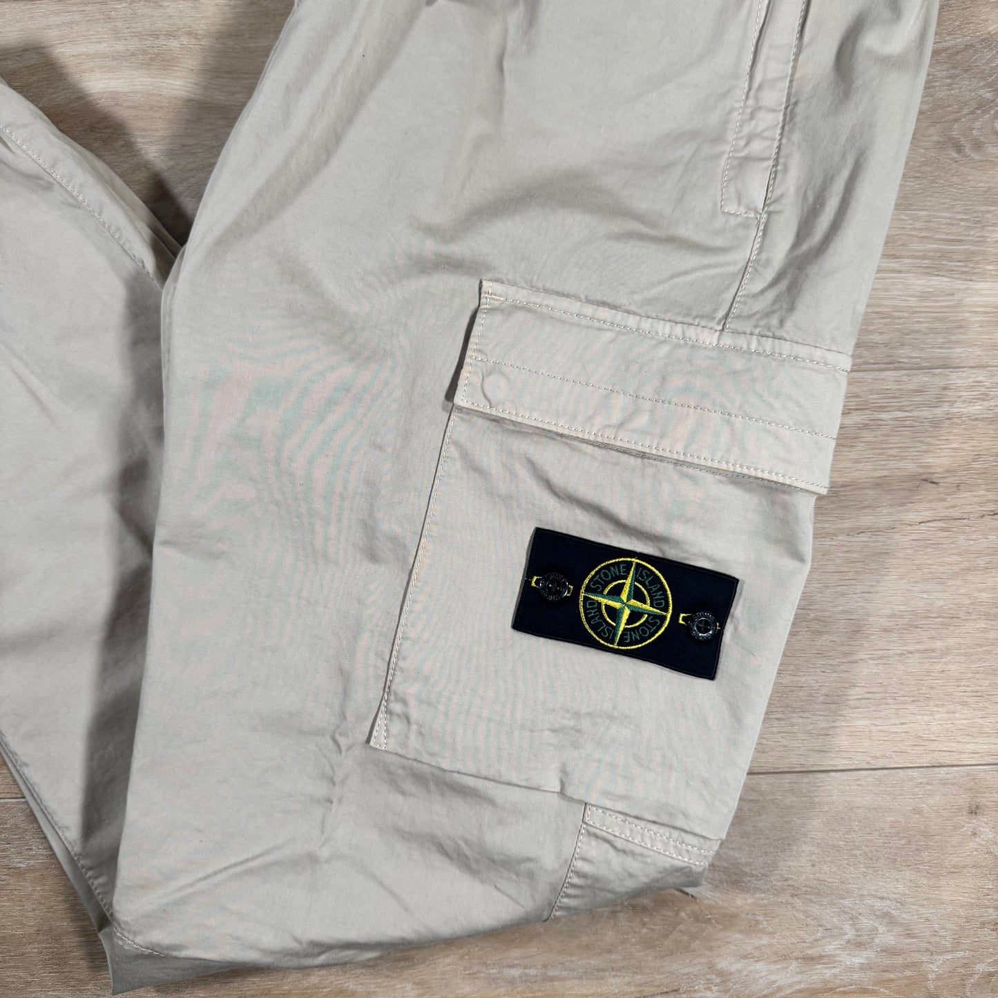 Stone Island Stretch Cargo Pants in Desert