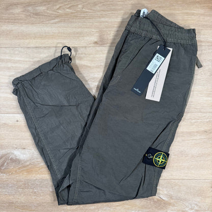 Stone Island Nylon Metal Pants in Military Green with Nylon Mesh Lining