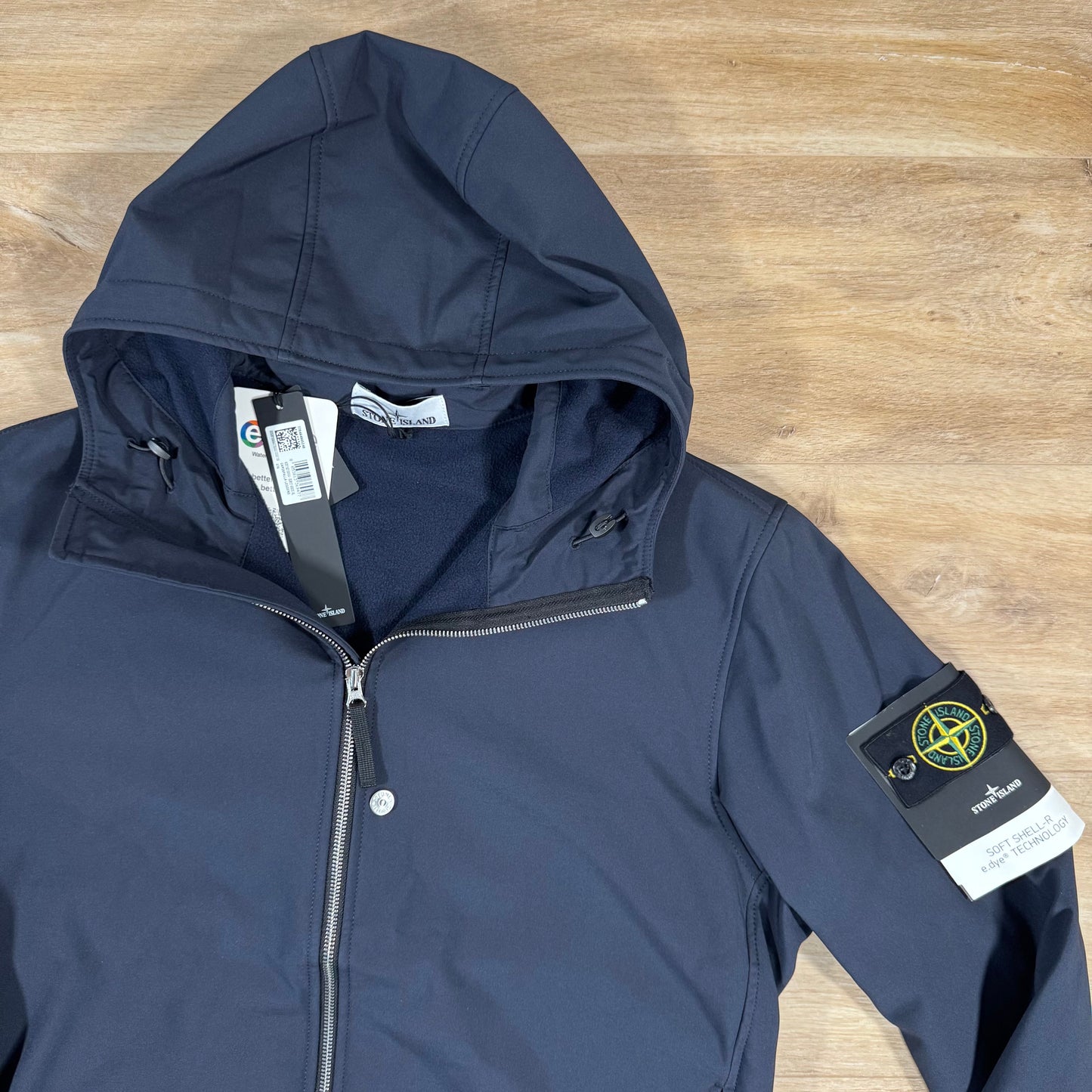 Stone Island Soft Shell-R Jacket in Navy