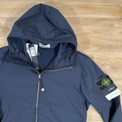 Stone Island Soft Shell-R Jacket in Navy