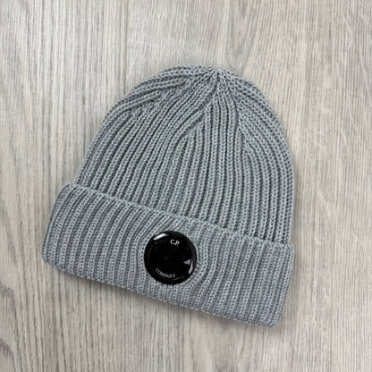 CP Company Lens Beanie - Moon Melange