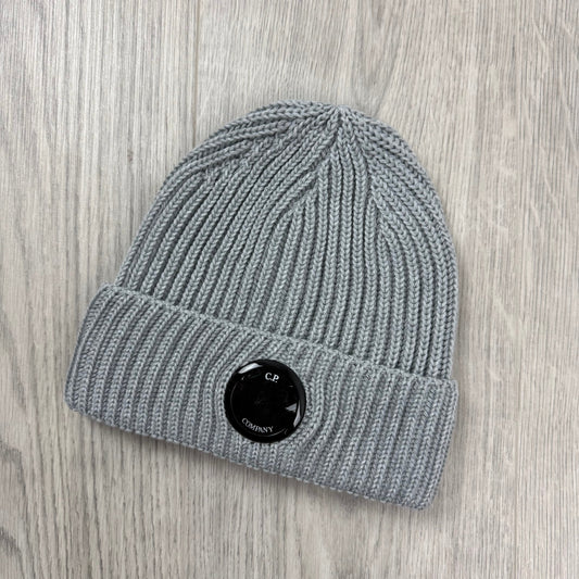 CP Company Lens Beanie - Moon Melange