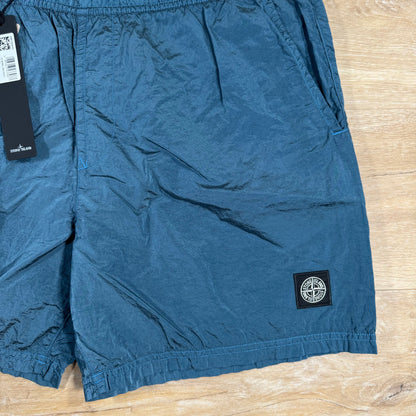 Stone Island Nylon Metal Swim Shorts in Steel Blue