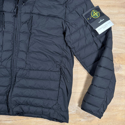 Stone Island Seamless Tunnel Nylon Down-TC Jacket in Black