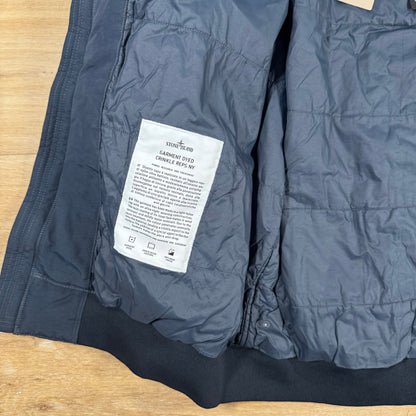 Stone Island Crinkle Reps NY Padded Jacket in Navy