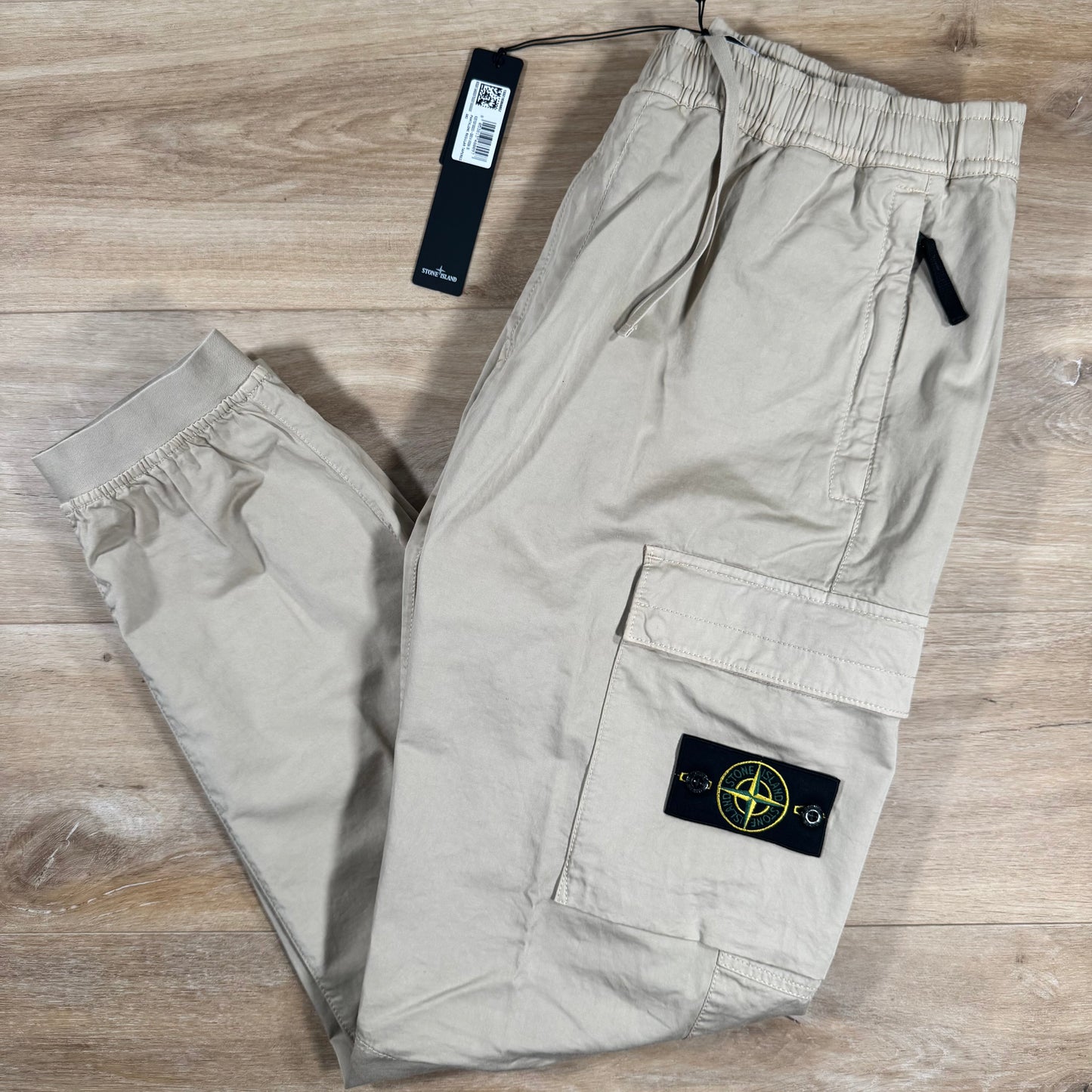 Stone Island Stretch Cargo Pants in Desert