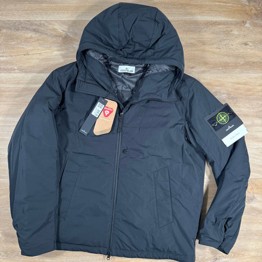 Stone Island Micro Twill Padded Jacket in Black