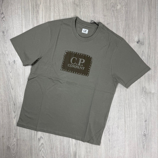 CP Company Stamp T-Shirt - Fallen Rock