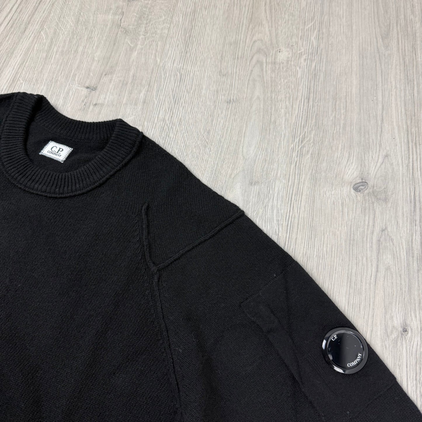 CP Company Knit Sweatshirt - Black