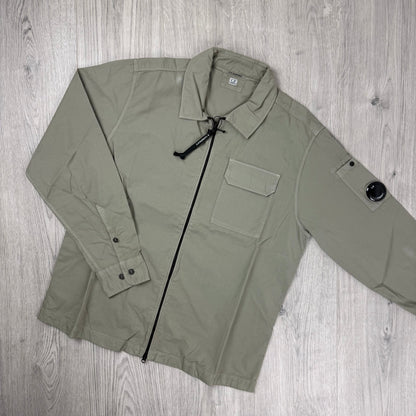 CP Company Zip Overshirt - Fallen Rock