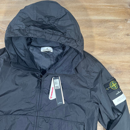 Stone Island Crinkle Reps NY Padded Jacket in Black