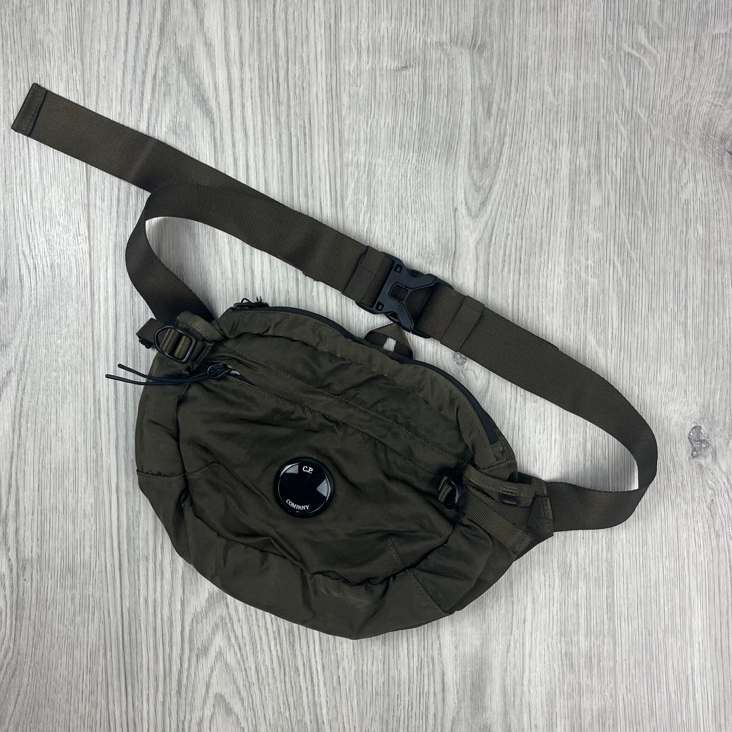 CP Company Zip Chrome Bag - Ivy Green