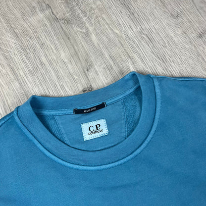 CP Company Patch Sweatshirt - Aegean Blue