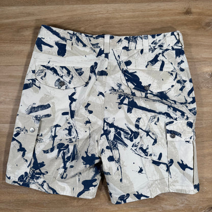 Stone Island Scan Camo On Stretch Ripstop-OVD Bermuda Shorts in Desert