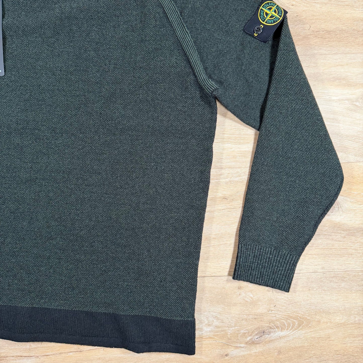 Stone Island Crewneck Knit Jumper in Green