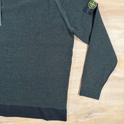 Stone Island Crewneck Knit Jumper in Green