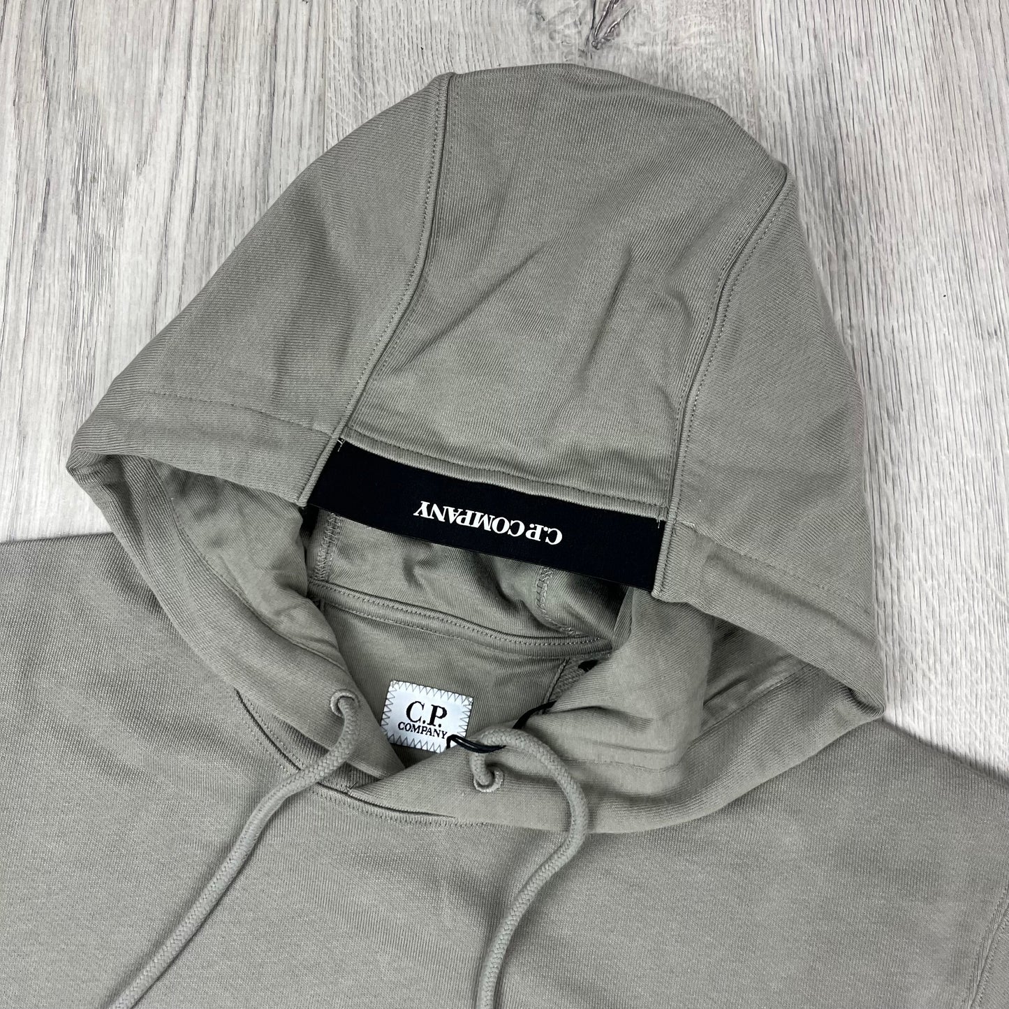 CP Company Raised Fleece Hoodie - Fallen Rock