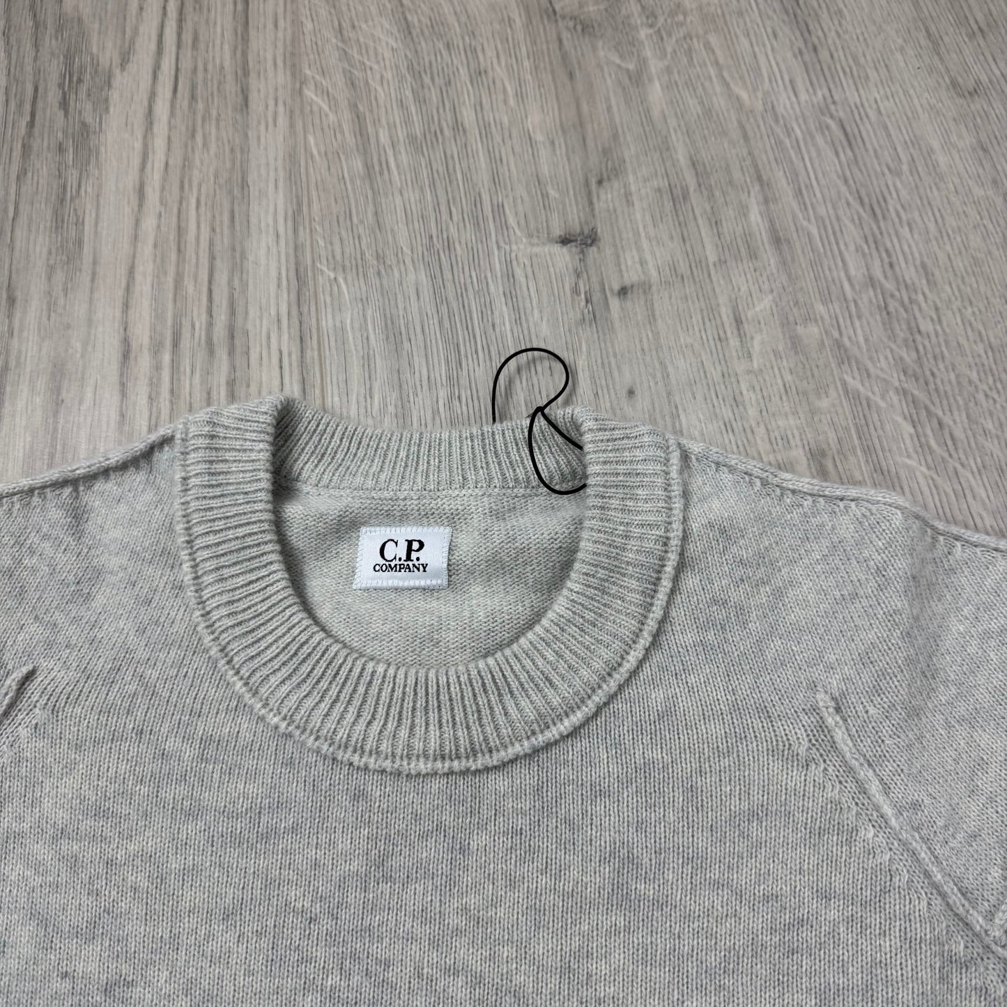 CP Company Knit Sweatshirt - Off White Melange