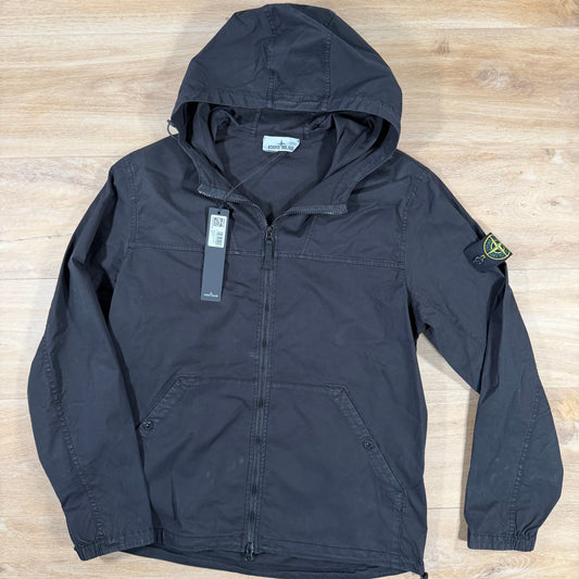 Stone Island Supima Cotton Twill Stretch-TC Jacket in Black