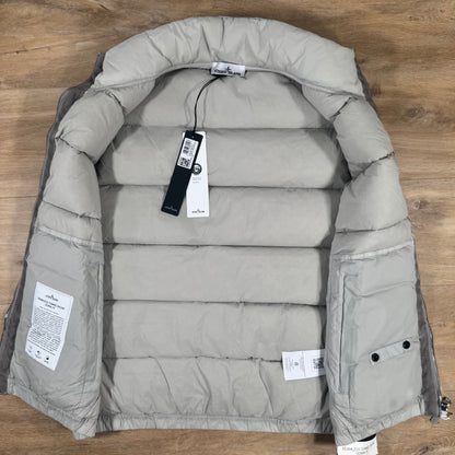 Stone Island Seamless Tunnel Nylon Down-TC Vest in Pearl Grey