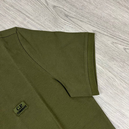 CP Company Piquet Polo Shirt - Ivy Green
