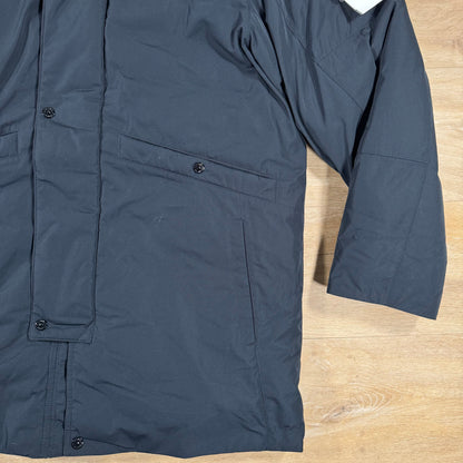 Stone Island Micro Twill Down Parka in Navy