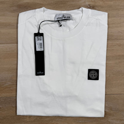 Stone Island Patch Logo T-Shirt in White