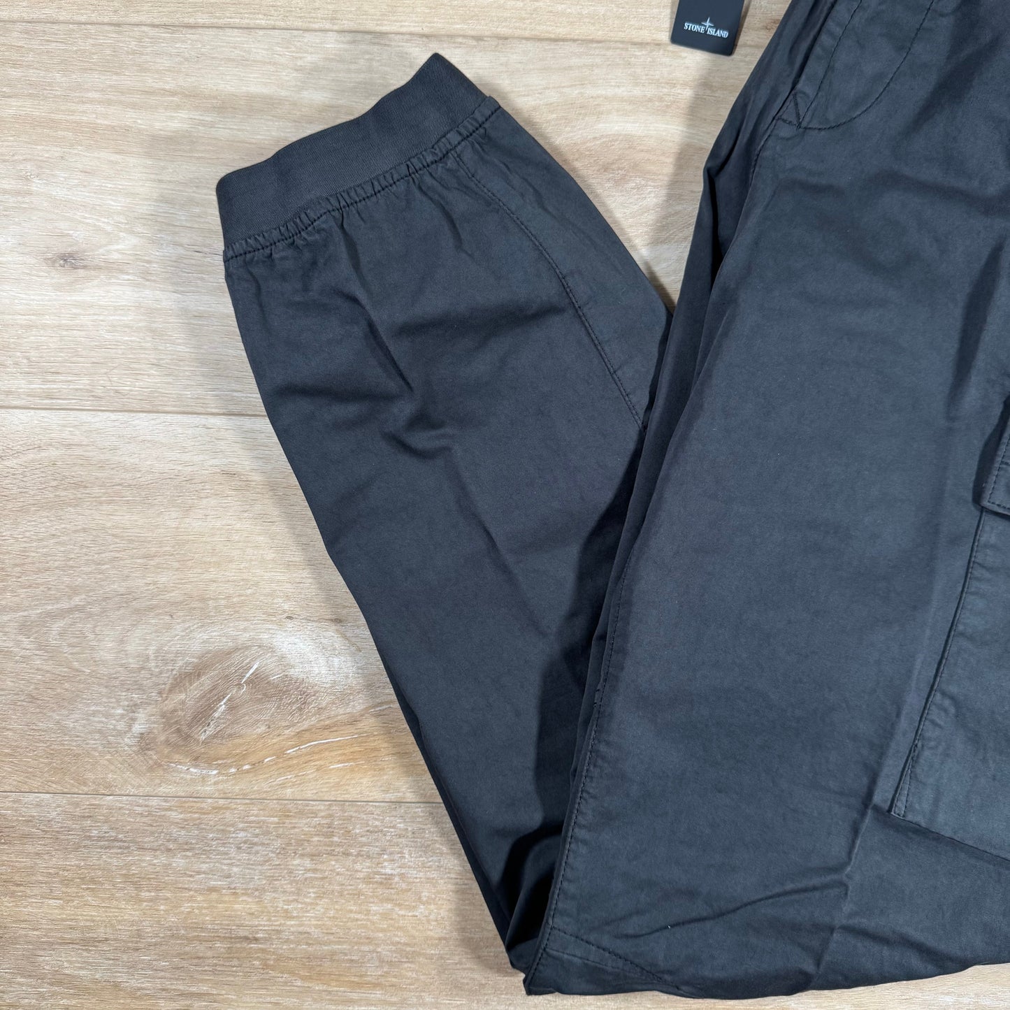 Stone Island Stretch Cargo Pants in Lead Grey