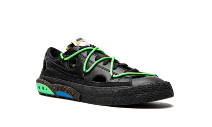 Blazer Low "Off-White - Black / Electro Green" DH7863 001